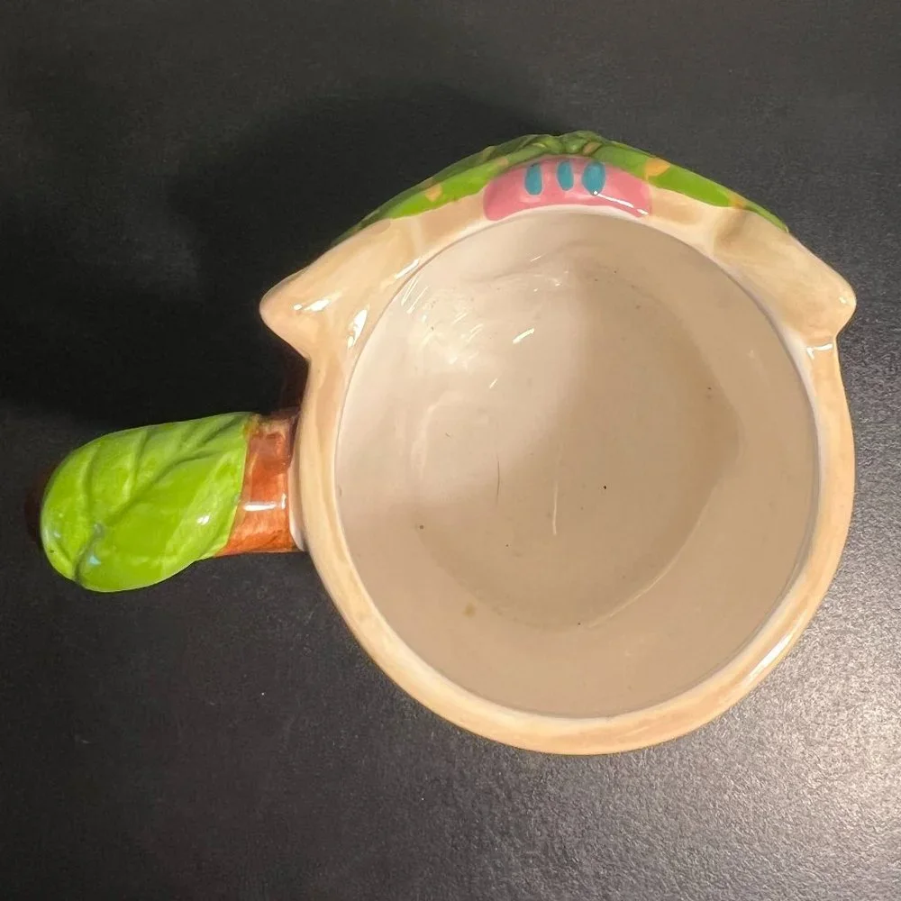 Pier 1 Imports Hand Painted Dolomite “Ollie the Owl” Large 3-D Mug ~ Planter